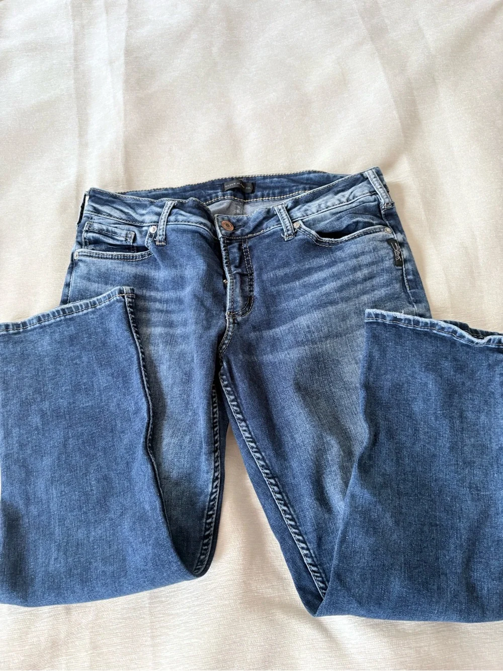 Silver Jeans Women's Skinny Jeans in Blue Wash